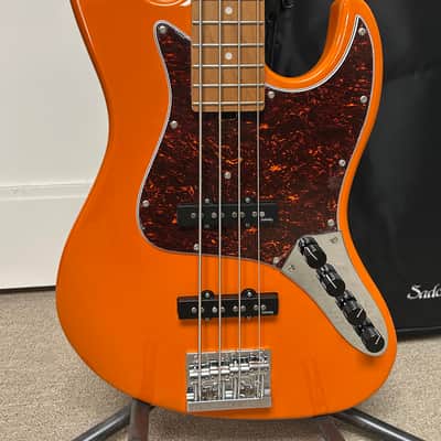 Sadowsky MetroExpress Vintage J/J 4 String Bass w/Maple Fingerboard - Candy Apple Orange image 2