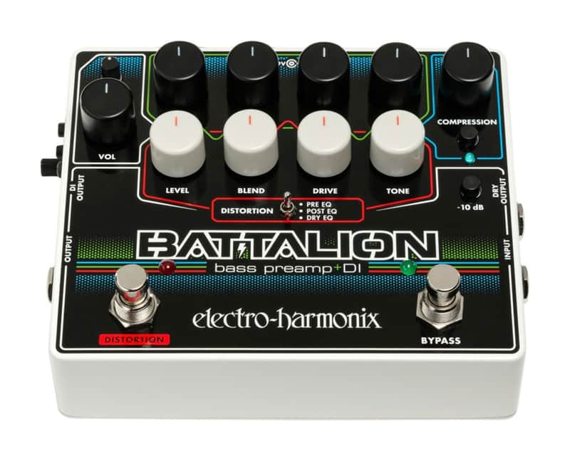 Electro-Harmonix Battalion Bass Preamp/DI Pedal image 1