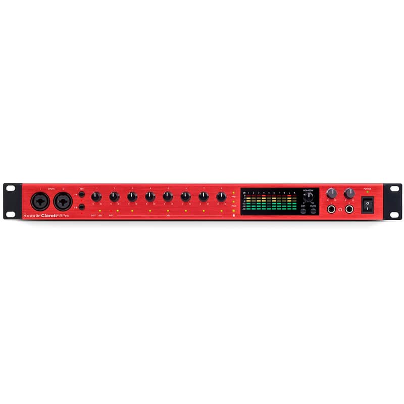 Focusrite Clarett+ 8Pre 18-in/20-out USB Audio Interface (Demo Deal) image 1