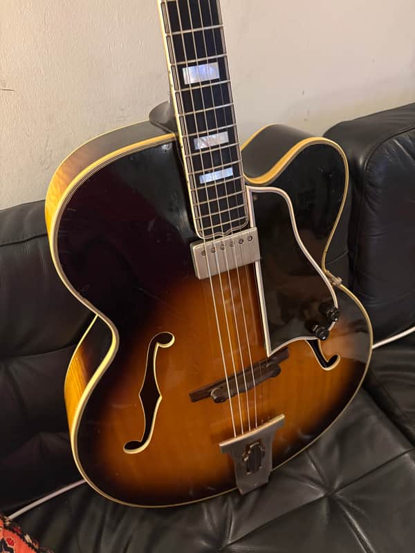 1968 Gibson L-5C Acoustic Archtop Electric Jazz Guitar w/ Full Size Floating Humbucker Duneland Blackpole HSC + Foam Plug image 1