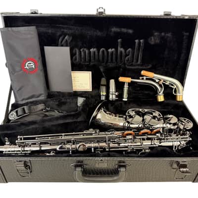 Cannonball Raven A5 Black Big Bell Stone Series Alto Saxophone CUSTOM ENGRAVED! image 1