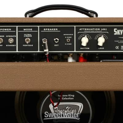 Tone King Sky King 35-watt 1x12" Tube Combo Amp with Attenuator - Brown/Beige (SkyKingCBBd3) image 7
