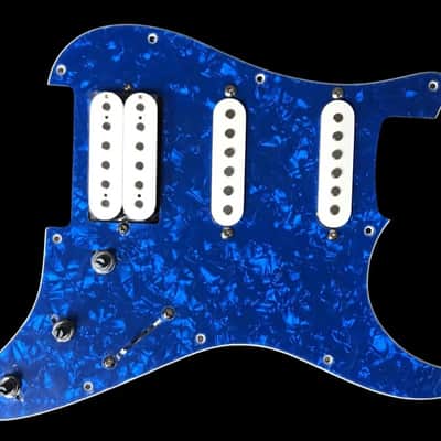 Mighty Mite- Blue pearl pickguard, fully loaded, new old stock image 1