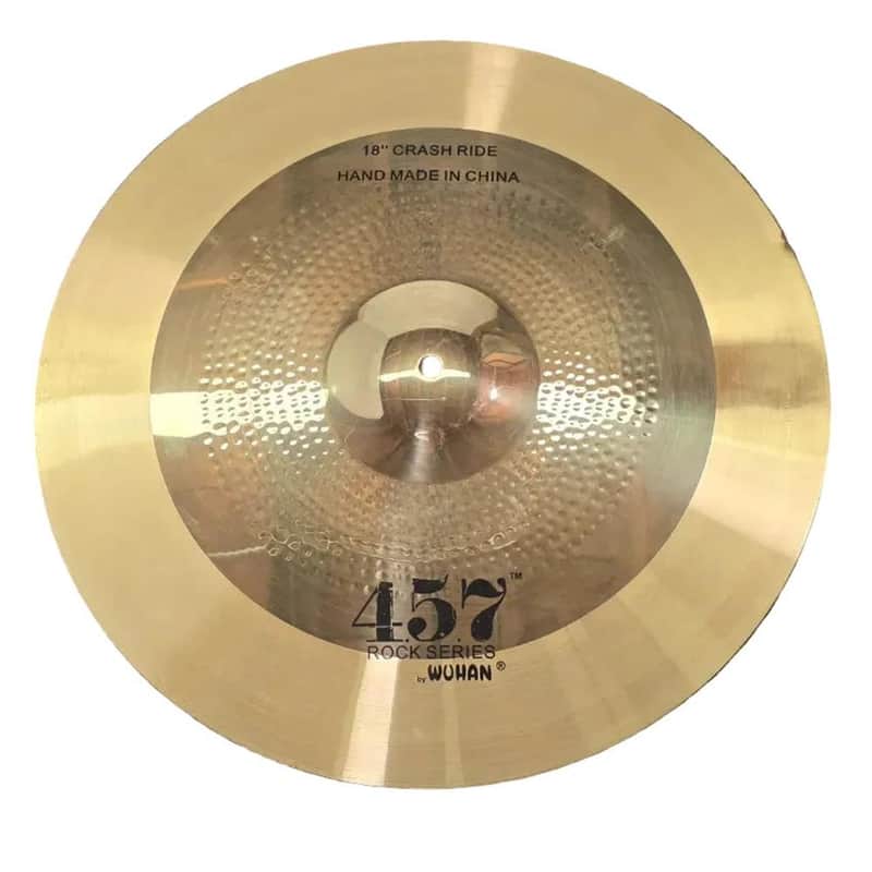 Used Wuhan 457 Rock Crash/Ride Cymbal 18" - Good image 1