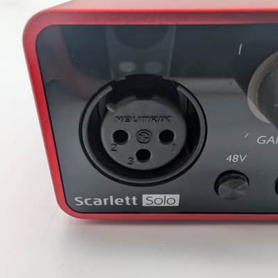 Focusrite Scarlett Solo 3rd Gen USB Audio Interface 2019 - Present - Red / Black image 7