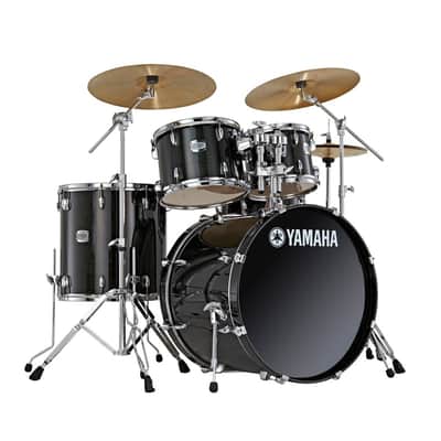 Yamaha - RAVEN BLACK STAGE CUSTOM BIRCH ACOUSTIC DRUM - with Hardware image 2