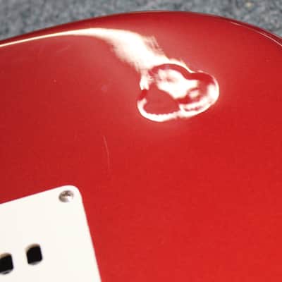 1992 Fender MIM Standard Stratocaster Vintage Tremolo Rosewood Fretboard Electric Guitar Crimson Red Metallic image 5