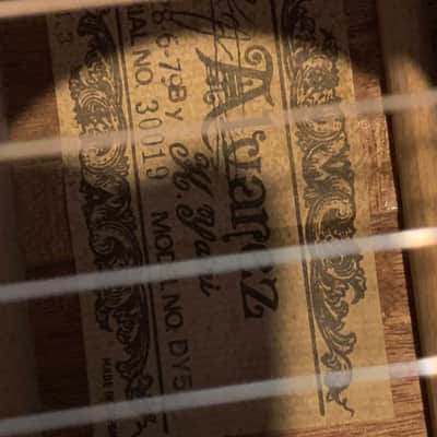 Alvarez DY-50 By Kazuo Yairi, 50th Anniversary Limited Edition, Model No. DY50, Serial No. 30019, Issue Date 06/28/1979 DY-50 50th Anniversary Limited Edition, Model No. DY50, Serial No. 30019, 6-28-1979 - clear image 13