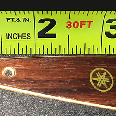 Vintage Yamaha Acoustic Guitar Truss Rod Cover Natural Wood image 4
