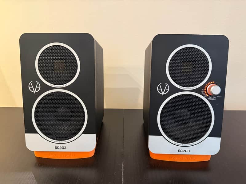 Eve Audio SC203 3" Active Studio Monitors (Master/Slave Pair) 2015 - Present - Black image 1