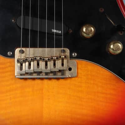 Yamaha SE903A Stratocaster Active Electric Guitar Cherry Sunburst image 2