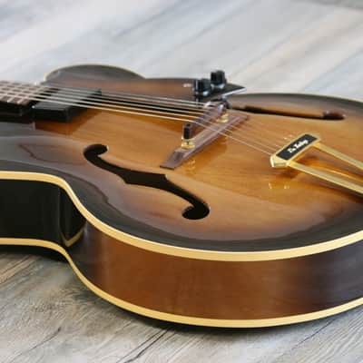 Vintage! 1986 Heritage Eagle Archtop Jazzbox Sunburst + Hard-Case image 4