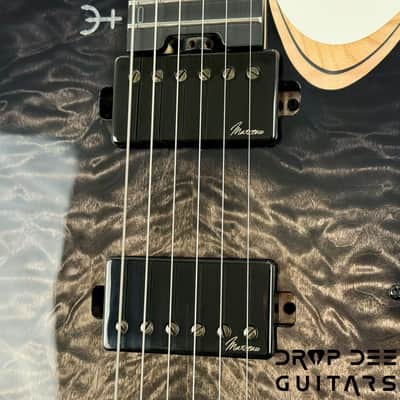 Infinia Neptune Headless Electric Guitar w/ Bag - Obsidian Black image 6