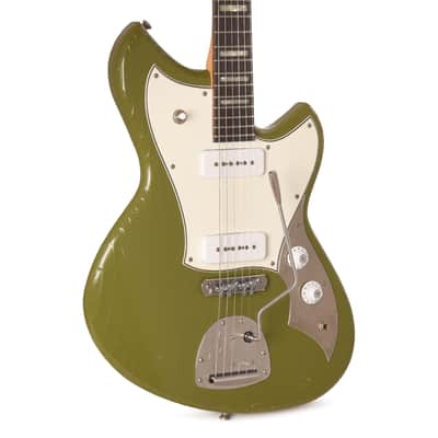 Novo Serus J Uffington Green Light Distress w/ Fralin P-90 Pickups (Serial #26750)