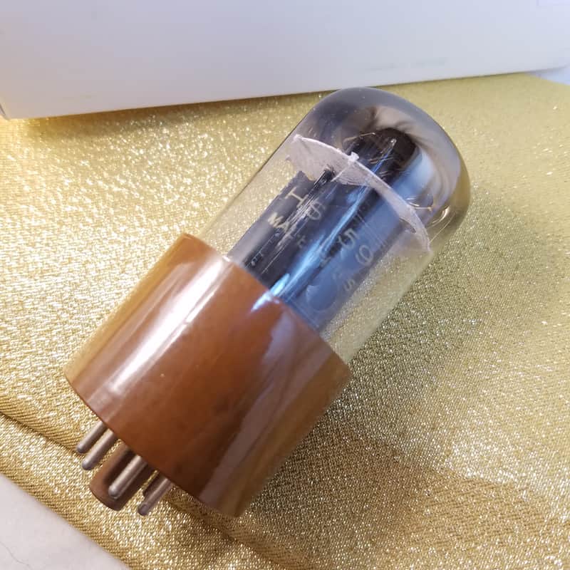 Sylvania 1% Tight Matched JAN-CHS-5932 tNOS AT1000 TESTED Vacuum Tube military black plate rugged 6L6 Beam Power Tetrode 1950-1958 image 1