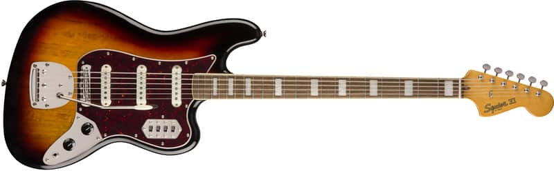 Mint Fender Squier Classic Vibe Bass VI 6-String Electric Bass, 3-Color Sunburst image 1