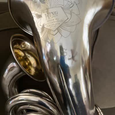 H.N. White Company “King U.S.” 5-valve double bell euphonium image 2