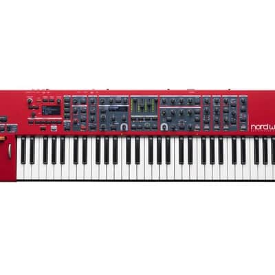 Nord Wave 2 61-Key 48-Voice Polyphonic Synthesizer 2013 - 2022 - Red image 5