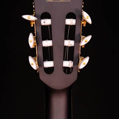Ibanez TOD10N Tim Henson Nylon Signature Model, Transparent Black Flat image 10