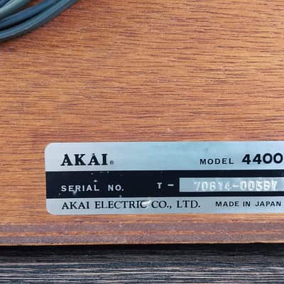 AKAI 4400D 1973 - 197✅Serviced 💥Warranty Rare Vintage Tape Recorder + 2 Reels image 6