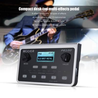 Mooer PE-100 Guitar Multi-Effects,price include the import duty for US buyer image 1