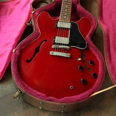 Gibson Es335 Dot Reissue Cherry Flame 1997 image 2