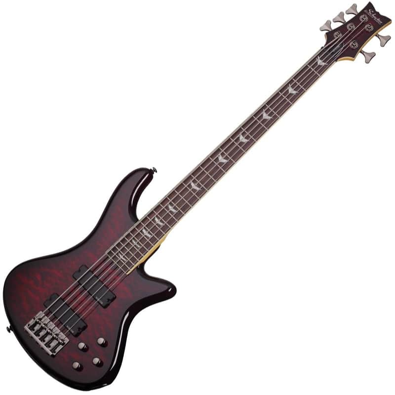 Schecter Stiletto Extreme 5 Black Cherry | Reverb