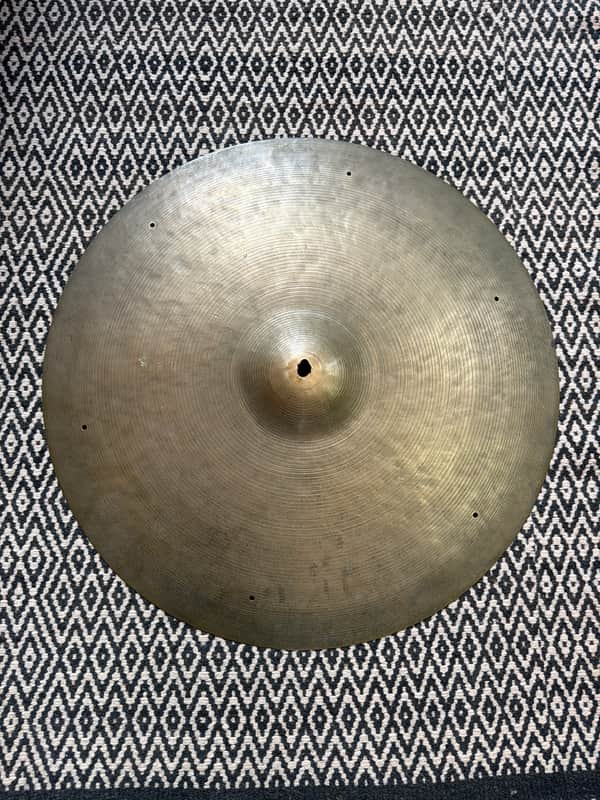 Vintage 22" K. Zildjian Intermediate Stamp Ride Cymbal 2643g Tony Williams image 1