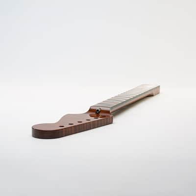 Allparts Select "Licensed by Fender®" AAA+ Roasted Flame Maple "VIN-MOD" Deluxe Replacement Neck for Jazzmaster® - Poly Finish - Bound with Block Inlays image 9