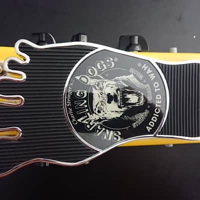 Boxed, As New - Snarling Dogs Mold Spore Wah Ring Modulator 1990s Wha - Yellow image 12
