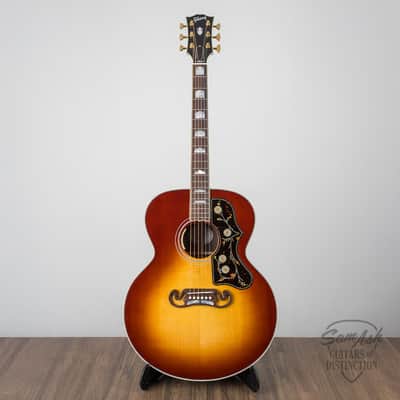 Gibson SJ 200 Standard Acoustic-Electric Guitar Rosewood Burst image 3