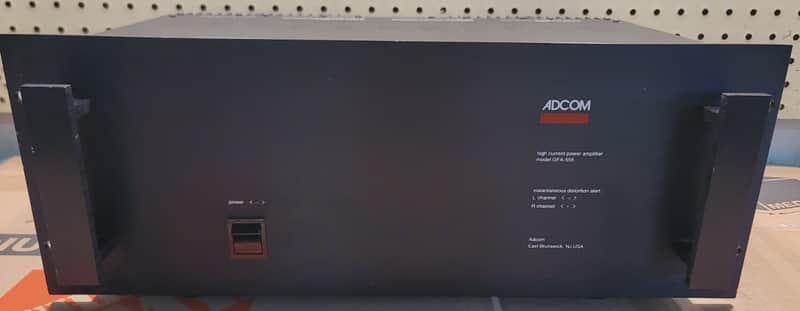 ADCOM GFA-555 Power Amplifier - 1980s - Rack Mountable image 1
