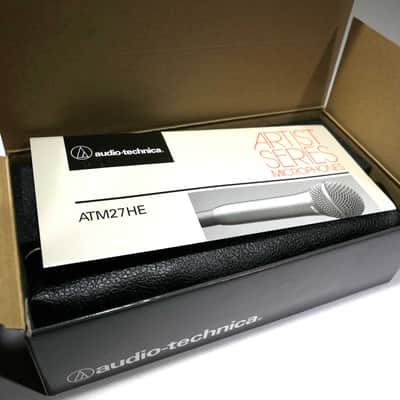 Genuine Audio-Technica ATM27HE Hypercardioid Dynamic Handheld Microphone Mic Same Day Shipping #DJ02 image 2
