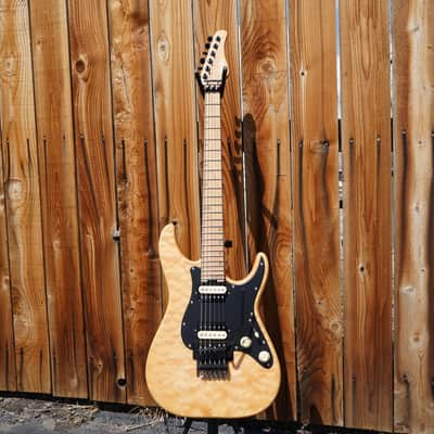 Schecter Diamond Series PROTOTYPE SVSS Exotic-FR - Natural/Quilt Top 6-String Electric Guitar (2023) image 2