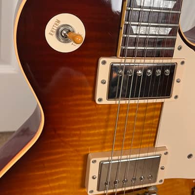 Gibson Custom Shop Historic Collection '60 Les Paul Standard Flametop Reissue 2005 - Iced tea burst image 4