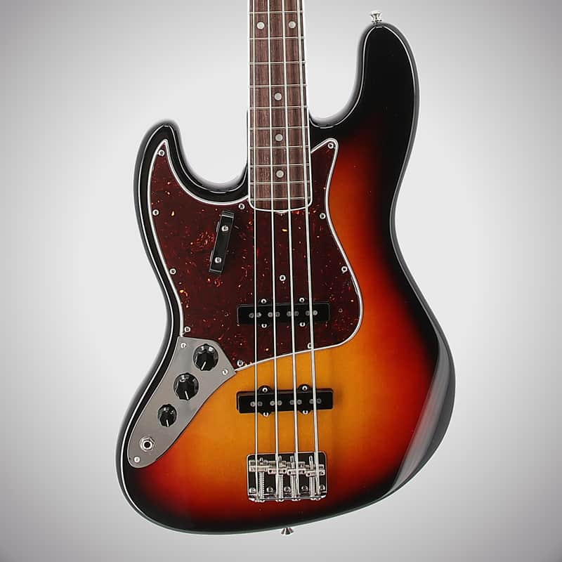 Fender Certified Pre-Owned American Vintage II 1966 Jazz Bass Left-Hand, Rosewood Fingerboard, 3-Color Sunburst (P6) (21169) image 1