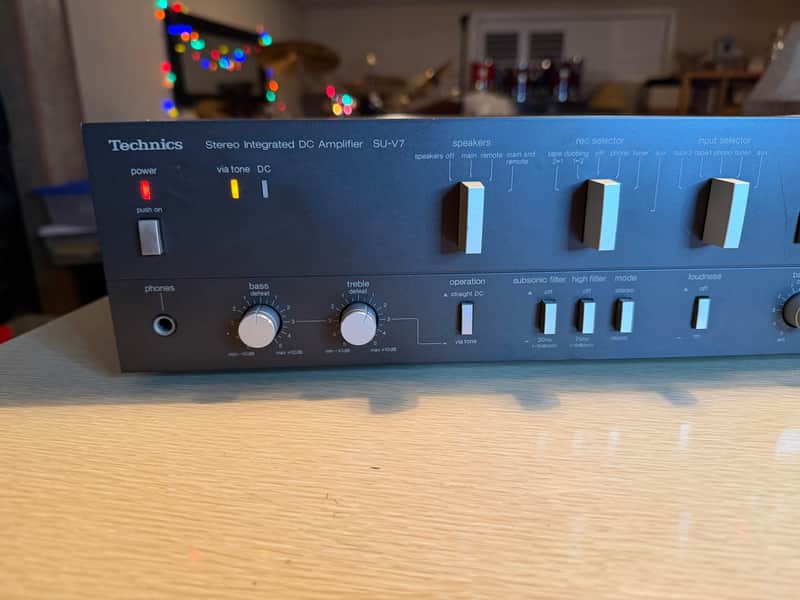 Technics SU-V7 Stereo Integrated DC Amplifier Rare Gray | Reverb