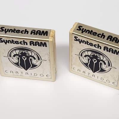 YAMAHA DX7 SYNTHESIZER Syntech Ram Cartridges Pair X2