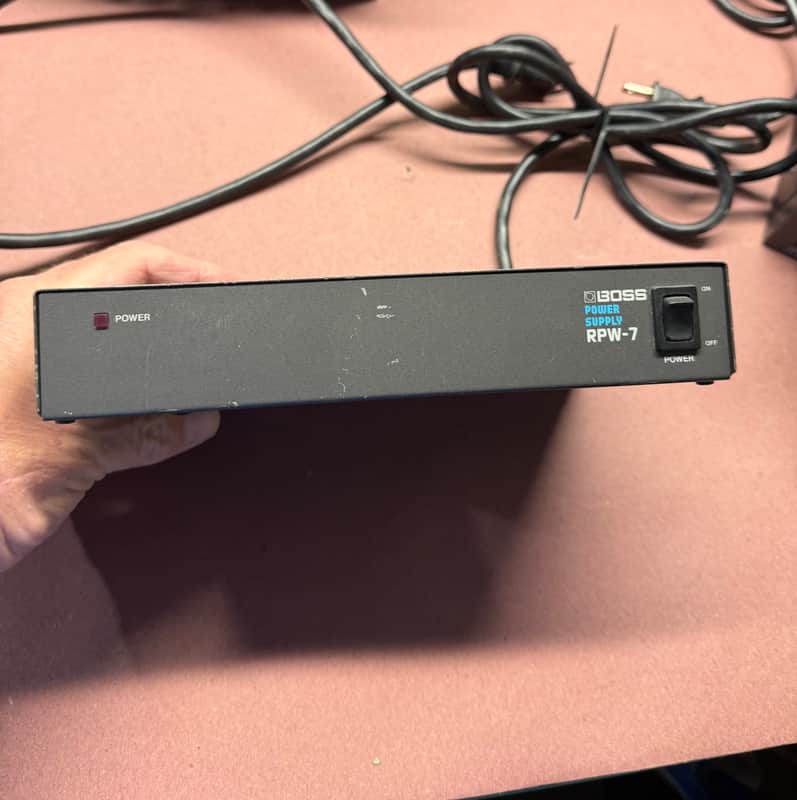 Boss RPW-7 Micro Rack Series Power Supply 1986 - 1991 - Black image 1