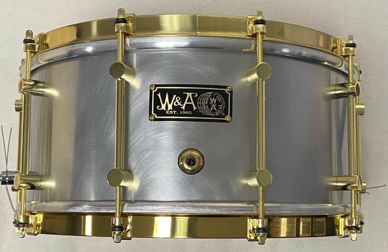 6.5x14 Walberg and Auge Snare Drum Steel image 1