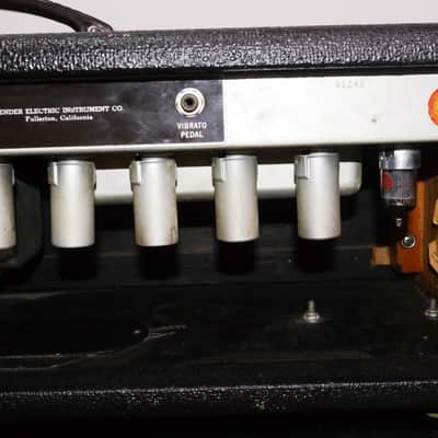 1962 FENDER SHOWMAN 6G14-A 100-Watt 1x12" Brown Face-Piggyback Guitar Amp image 8