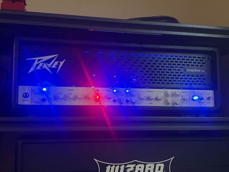 Peavey invective 120 Misha Mansoor Signature 3-Channel 120-Watt Guitar Amp Head 2017 - Present - Black