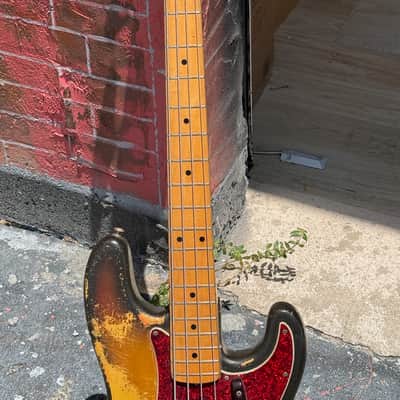 Fender Precision Bass 1971 - ultra rare beat sweet example w/an "A" width Maple Neck ! image 7