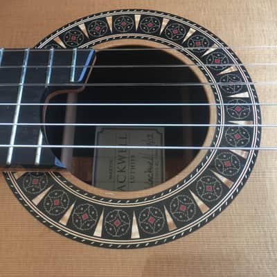 Martin Blackwell Concert Classical Double Top / Madagascar Rosewood Back Sides. image 8