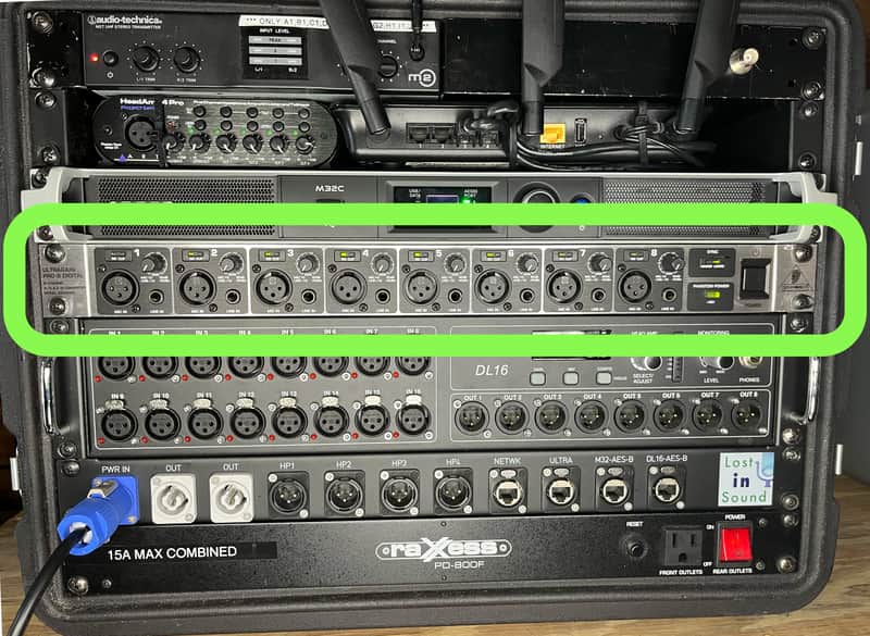 Behringer Ultragain Pro-8 Digital ADA8000 8-Channel Mic Preamp with A/D Converter