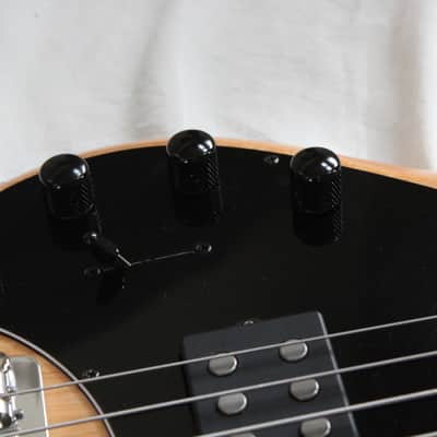 Ernie Ball Music Man StingRay 5 H Left Handed Lefty 5 String Electric Bass - Natural Gloss Finish image 6