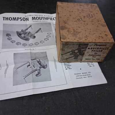 Trophy Music- Thompson mouthpiece puller #100 for brass instruments, w/ all collars image 2