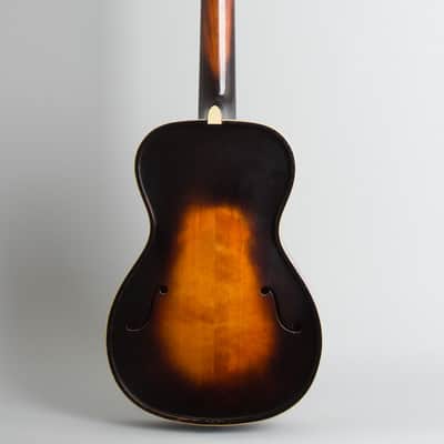 Vivi-Tone  Acousti-Guitar Acoustic Guitar (1936), ser. #587, original black chipboard case. image 2