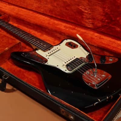 1964 Fender Jaguar - Black - All Original image 19