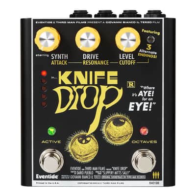 Eventide Knife Drop Sub Octave Fuzz and Monophonic Analog Synthesizer Pedal image 1